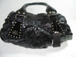 Genuine  Black Italian Leather Handbag    picture